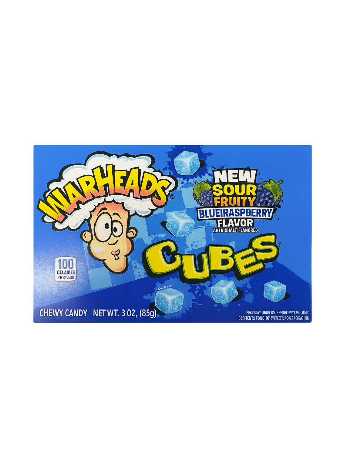 Warheads Cubes - Blue Raspberry 85g