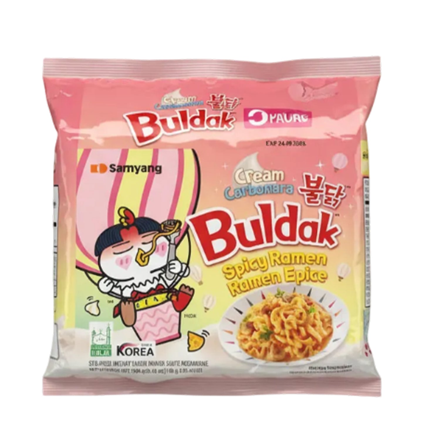 Samyang Buldak - Crème Carbo Poulet Épicé 5x140g