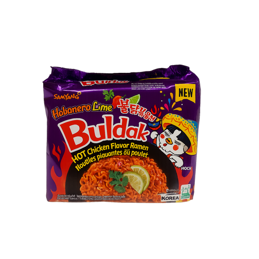 Samyang Buldak - Habanero Limetten Hühnchennudeln 5x135g
