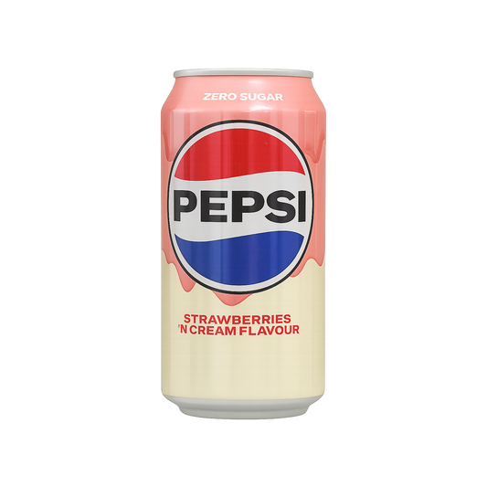 Pepsi - Strawberry & Cream Zuckerfrei 330ml