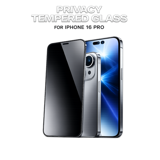 Privacy Panzerglas für iPhone 16 Pro (1 Stk.)