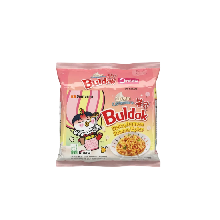 Samyang Buldak - Crème Carbo Poulet Épicé 5x140g