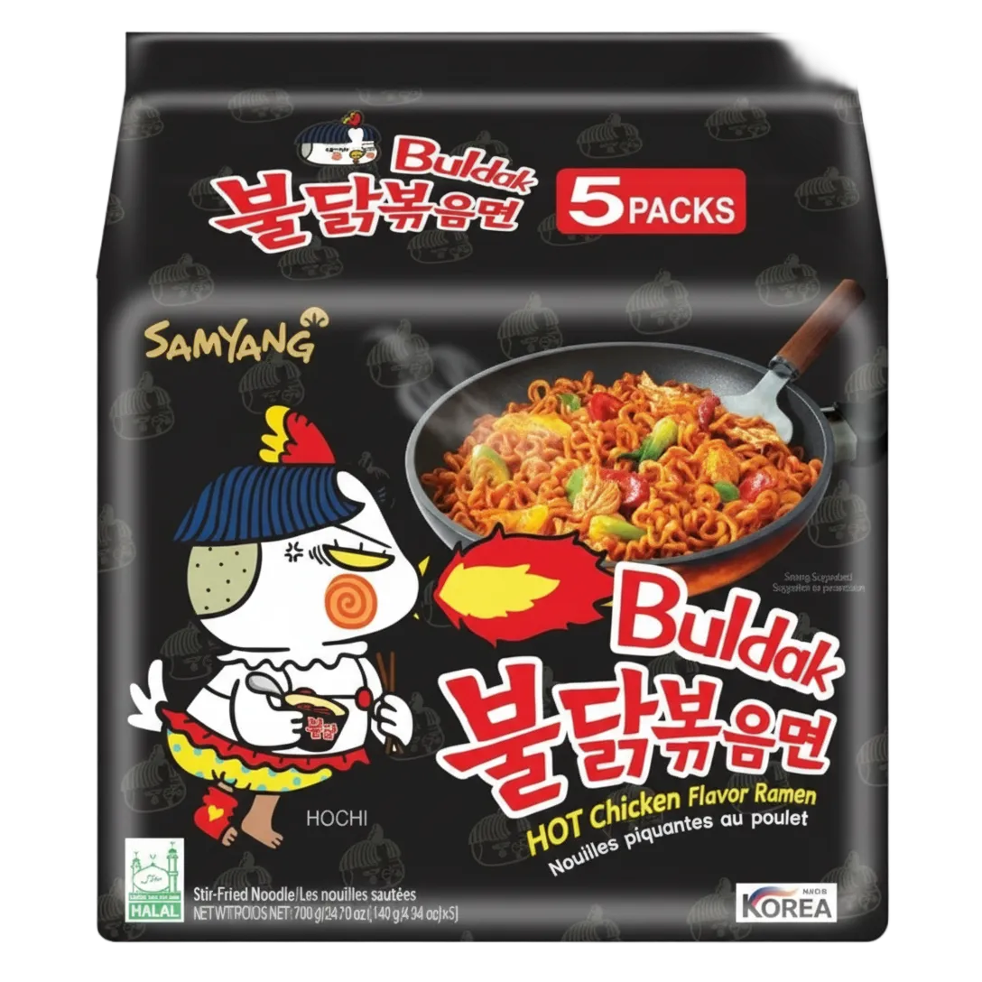 Samyang Buldak - Hot Chicken Flavor Ramen 5x140g